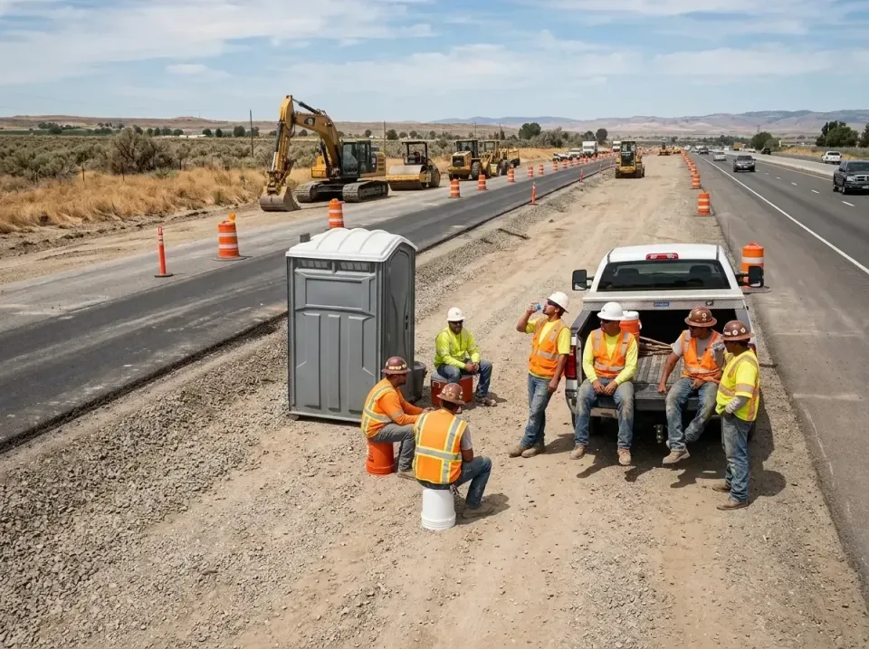 highway-road-construction-crew-007 — frequently asked questions, Porta Potty and Restroom Rentals in Rock Rapids, IA